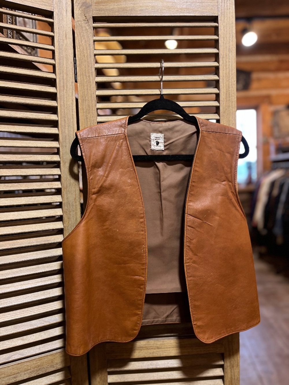 Vintage leather Yukon Gold Men’s Vest
